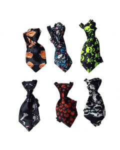 Cozymo Halloween Neck Tie Assorted, Small - 25 Pack