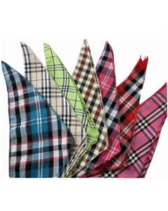 Cozymo Plaid Bandanas Assorted, 72 Pack