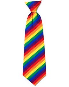 Cozymo Large Neck Tie Rainbow (25 Pack)