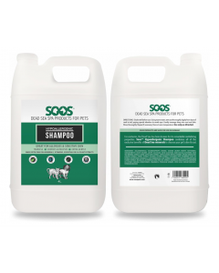 Soos Pets Natural Dead Sea Hypoallergenic Pet Shampoo, 1 Gallon
