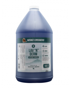 Nature's Specialties Lav-N-Derm Calming Antiseptic Shampoo, 1 Gallon