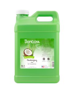 Tropiclean Aloe & Coconut Deodorizing Pet Shampoo, 2.5 Gallon