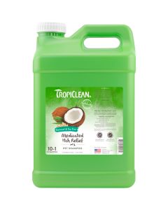 Tropiclean Oatmeal & Tea Tree Medicated Itch Relief Pet Shampoo, 2.5 Gallon