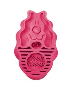Kong ZoomGroom Raspberry, Large