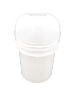 Pro-Western Plastics Plastic Bucket White, 18.9L