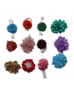 Cozymo Mixed Pack Assorted Flower Ties, 50 Pack
