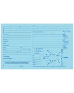 Barkleigh Giant Klip Kards Blue, 100 Pack