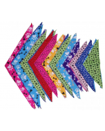 Cozymo Bandanas Assorted Paw & Bone Patterns, 72 Pack