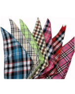 Cozymo Plaid Bandanas Assorted, 72 Pack
