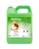 Tropiclean Papaya & Coconut Luxury 2-in-1 Pet Shampoo & Conditioner, 1 Gallon