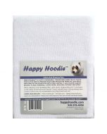 Happy Hoodie White, Small & Large - 2 Pack