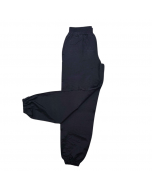 Cozymo Elastic Waist And Ankle Grooming Pants With Pockets Black, S-XL