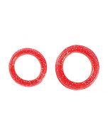 Heritage Finger Guard Red Sparkle, Small