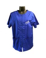 Cozymo Loose Fit Zip-up Grooming Jacket, Royal Blue S-XL